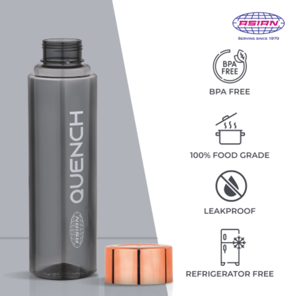 Quench Metallic Fridge Bottle (1000 ML) - Image 3