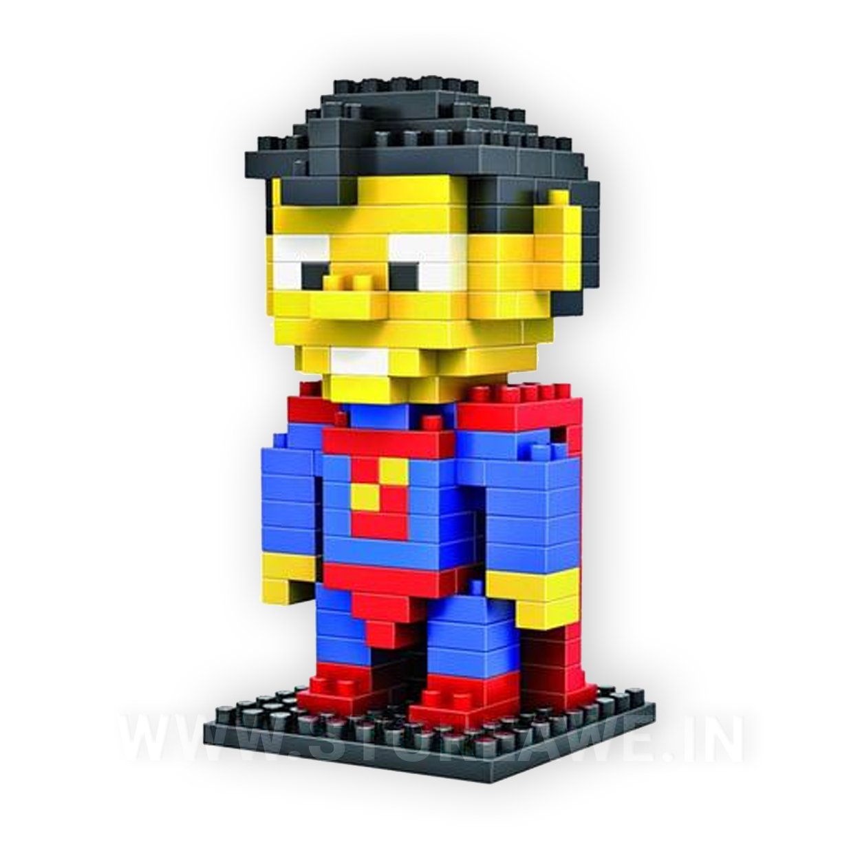 LOZ iBlock Fun Diamond Blocks Superhero - Superman (#9152, 150 Pcs) - Image 2